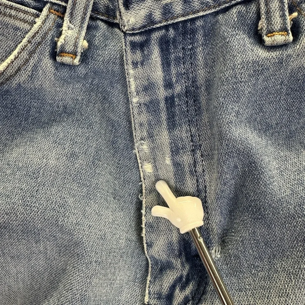 Vintage Wrangler Jeans Womens 8-10 Light Wash Blue Denim Straight Leg Made‎ USA
